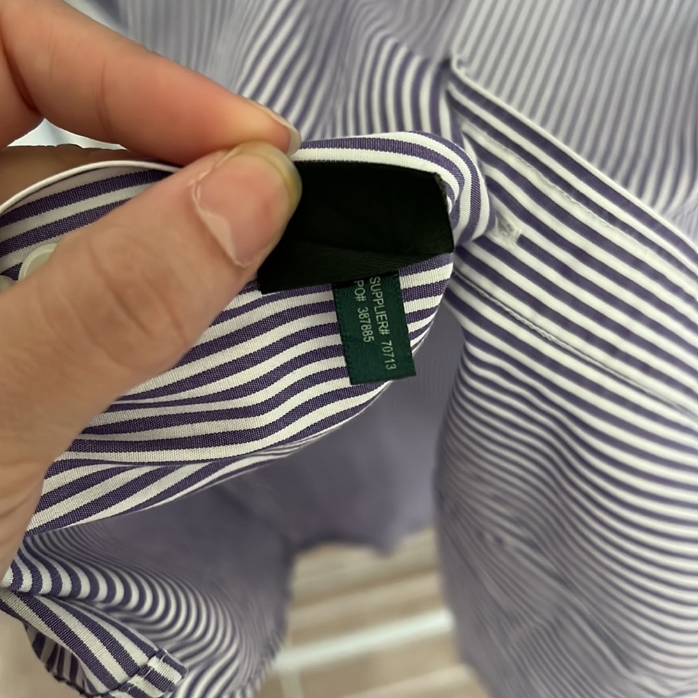 Beautiful Green Label Ralph Lauren button down - Picture 3 of 5
